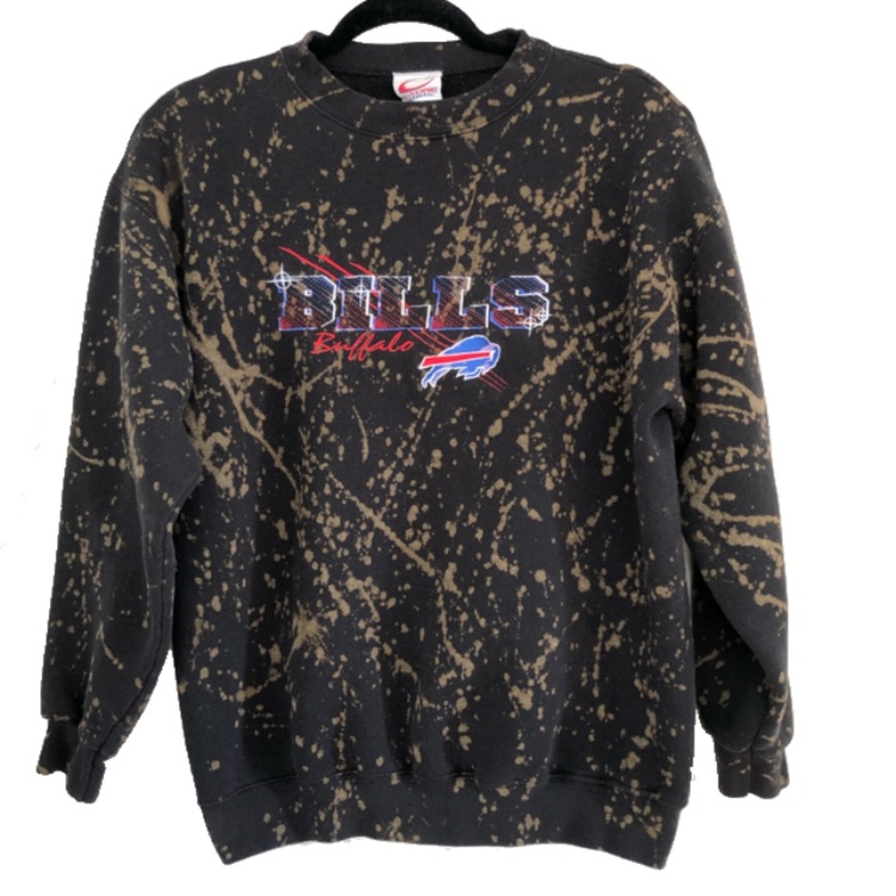 Buffalo bills vintage custom upcycled sweatshirt